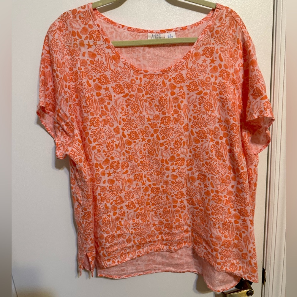 Sigrid Olsen linen shirt